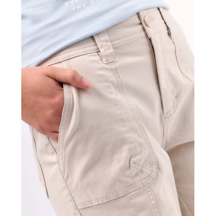 Bermuda Mujer Margaret Solid Beige Arena