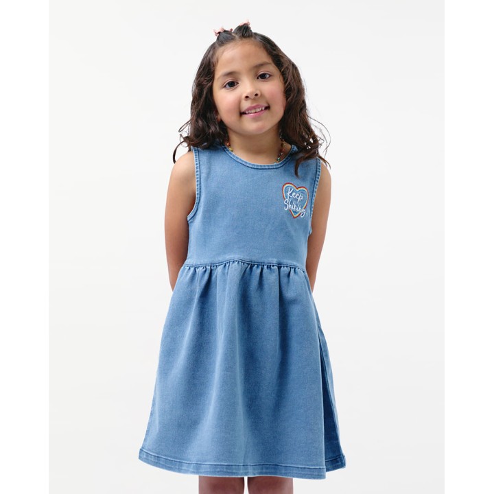 Vestido Niña Magie Light Wash