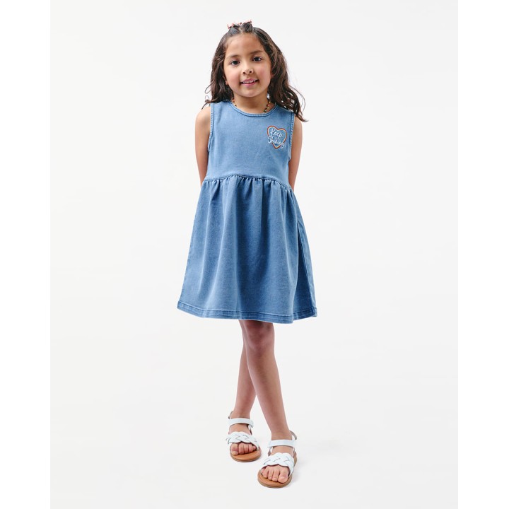Vestido Niña Magie Light Wash