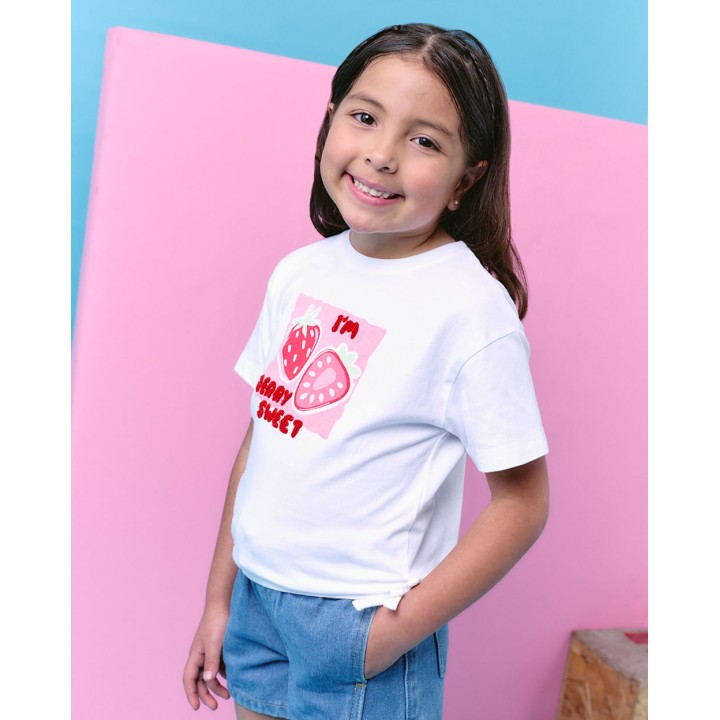 Polo Niña Belinda Blanco