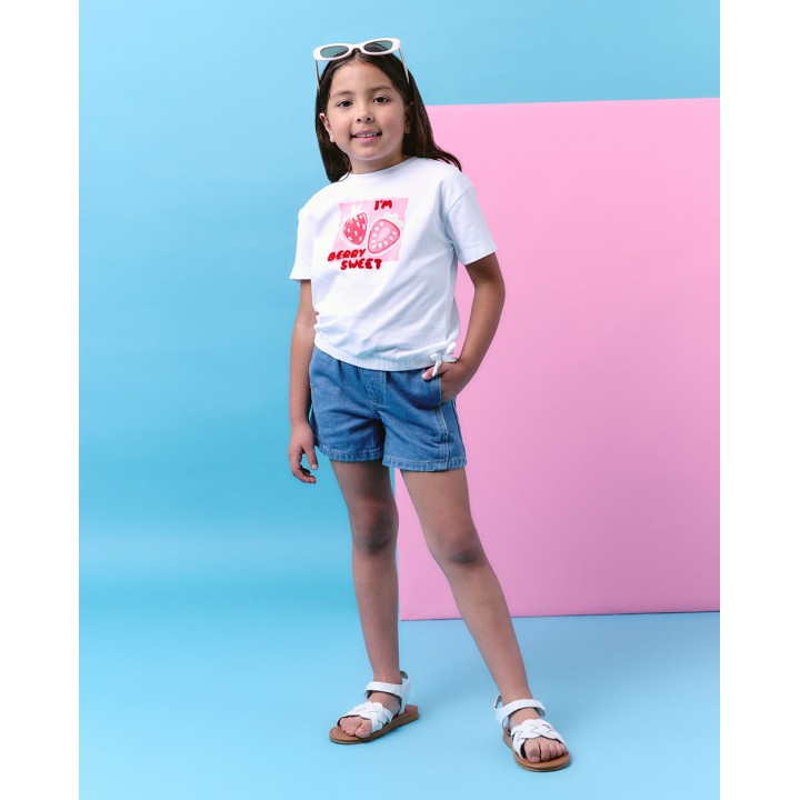 Polo Niña Belinda Blanco