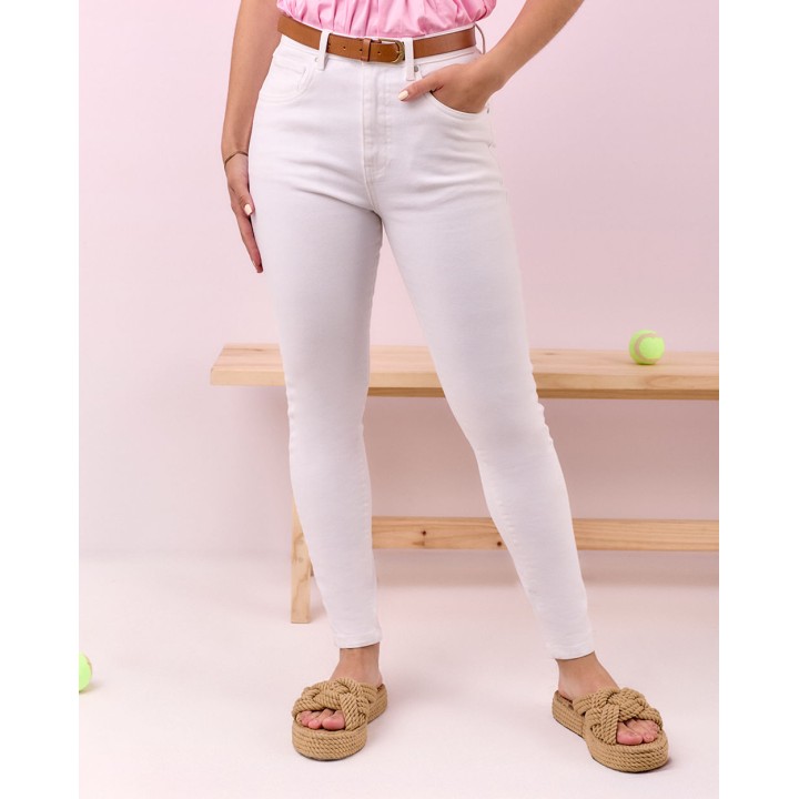 Pantalón Mujer Fran Blanco