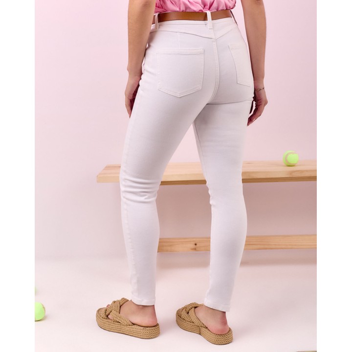 Pantalón Mujer Fran Blanco