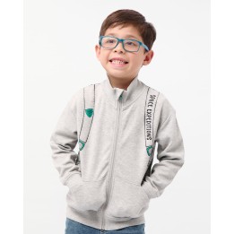 Polera Niño Fergus Gris Melange