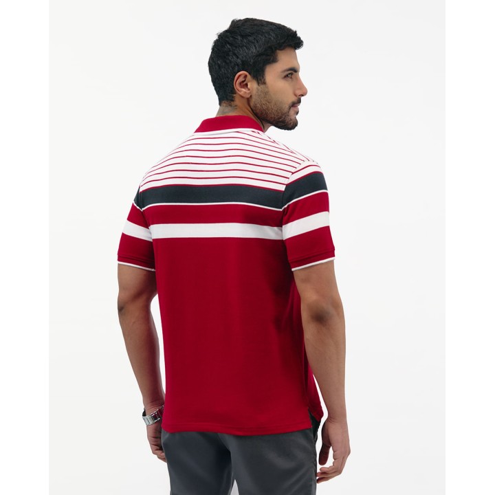 Polo Cuello Camisa Hombre Saylor Rojo Flama