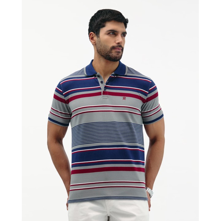 Polo Cuello Camisa Hombre Saylor Azul Atlántico