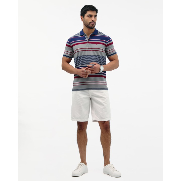 Polo Cuello Camisa Hombre Saylor Azul Atlántico