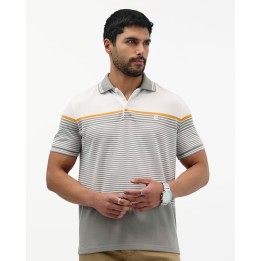 Polo Cuello Camisa Hombre Saylor Gris Claro