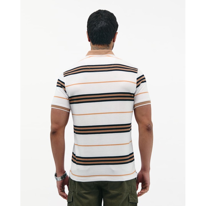 Polo Cuello Camisa Hombre Saylor Blanco Optico