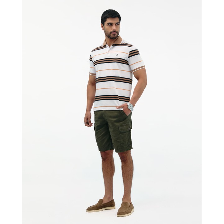 Polo Cuello Camisa Hombre Saylor Blanco Optico