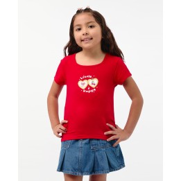Polo Niña Gini Rojo Flama
