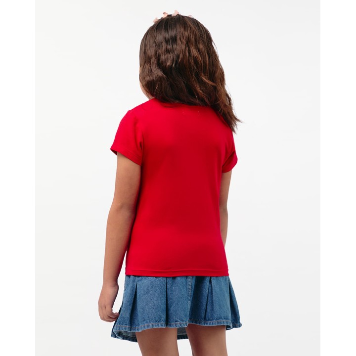 Polo Niña Gini Rojo Flama