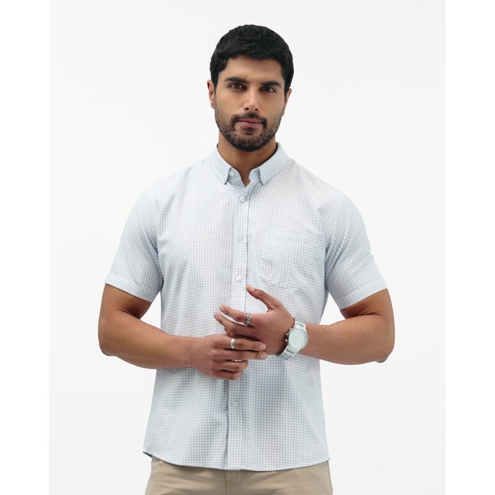 Camisa Hombre Ruben Azul Náutico