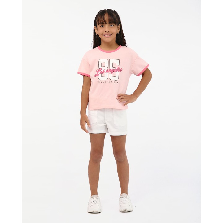 Polo Niña Jazmin Rosado Wood