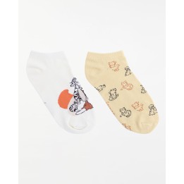 Calcetines Pack x 2 Mujer Emma Beige