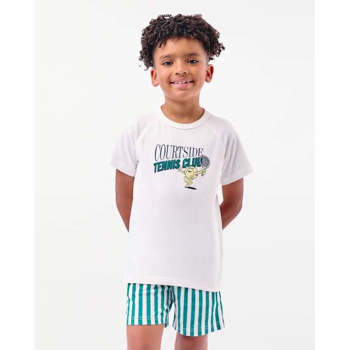 Pijama Set 2 Piezas Niño Owen Blanco