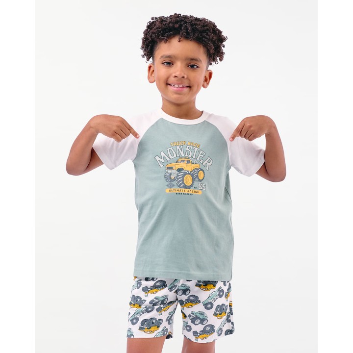 Pijama Set 2 Piezas Niño Owen Verde