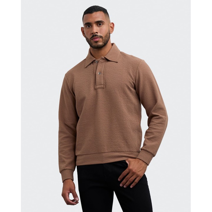 Polera Hombre Aaron Marron Cocoa