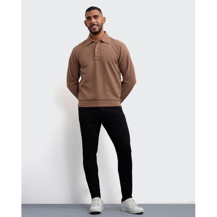 Polera Hombre Aaron Marron Cocoa