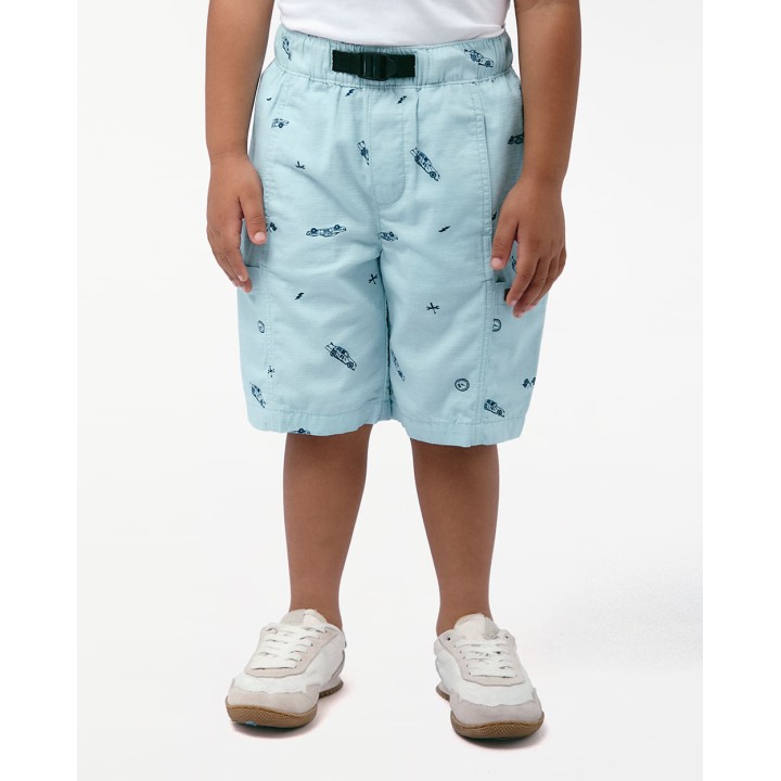 Bermuda Niño Piero Print Celeste Royal