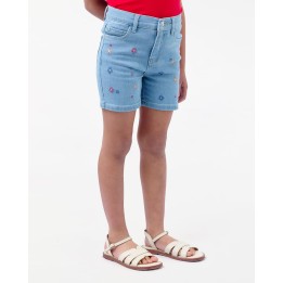 Short Denim Niña Indira Light Wash