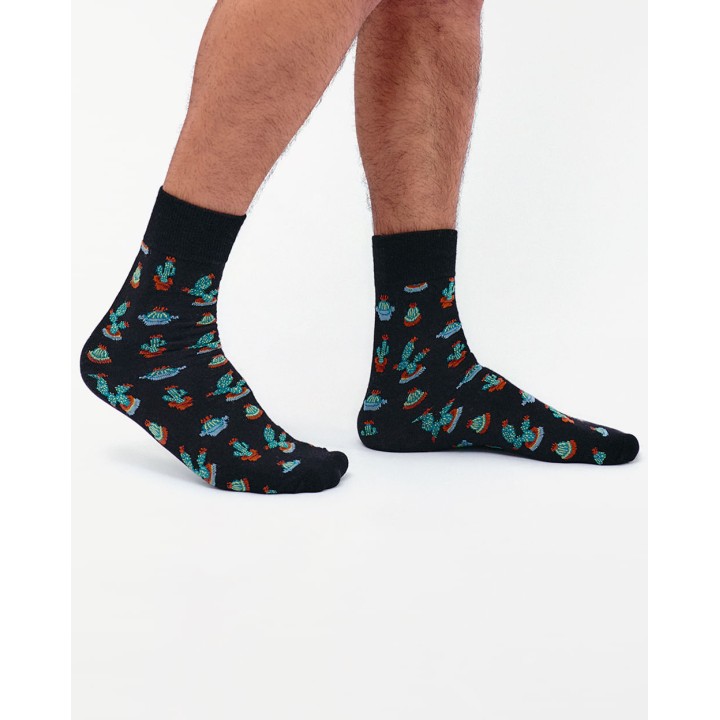 Calcetines Pack x 2 Hombre Formal Marrón