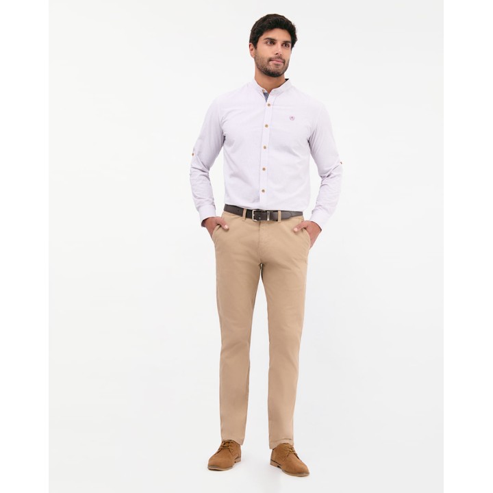 Pantalón Hombre Nikolas Core Beige Safari