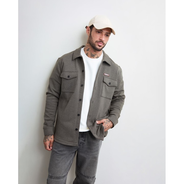Camisa Hombre Samir Verde Militar