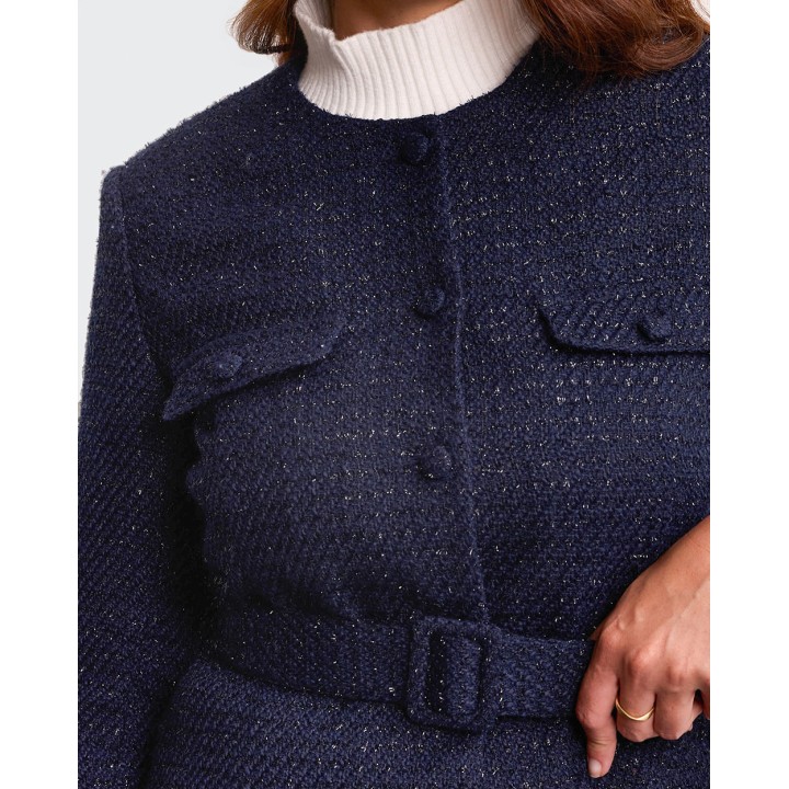 Blazer Mujer Tina Azul Mora