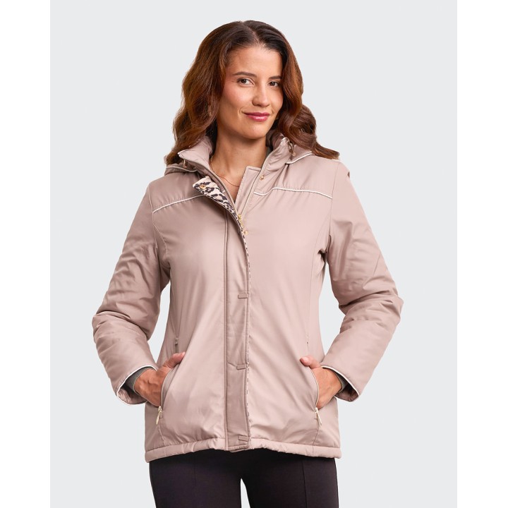 Casaca Mujer Mailey Beige Natural