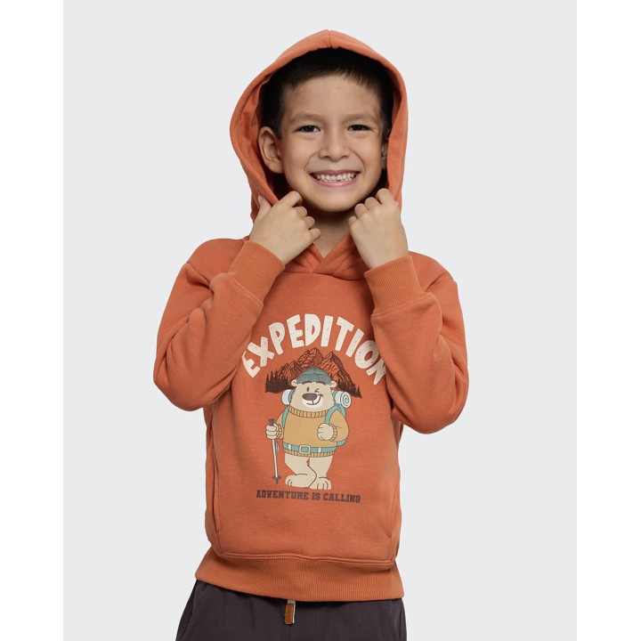 Polera Niño Everest Naranja Ochre