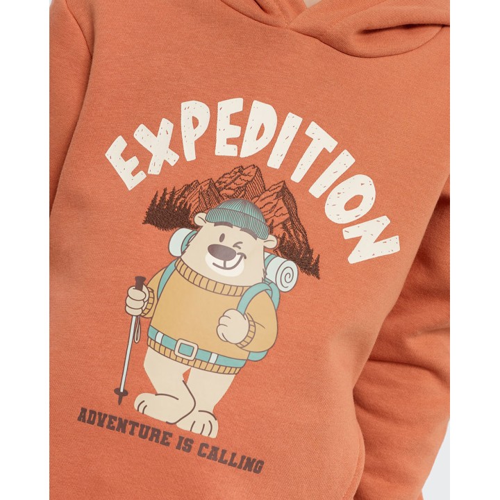 Polera Niño Everest Naranja Ochre