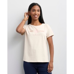 Polo Mujer Niza Beige Crema