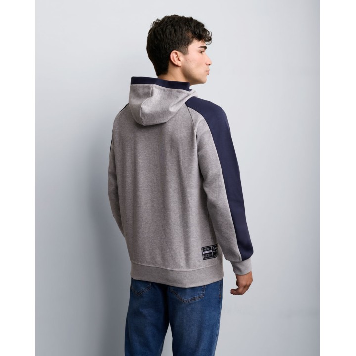 Polera Hombre Battle Gris Melange