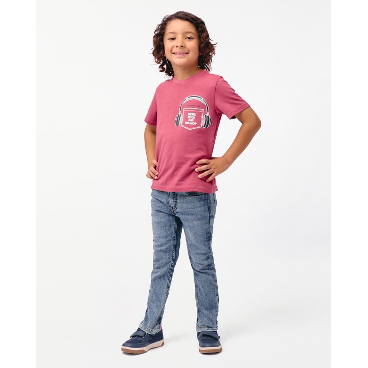 Polo Niño Eros Rojo Fiesta Drytex