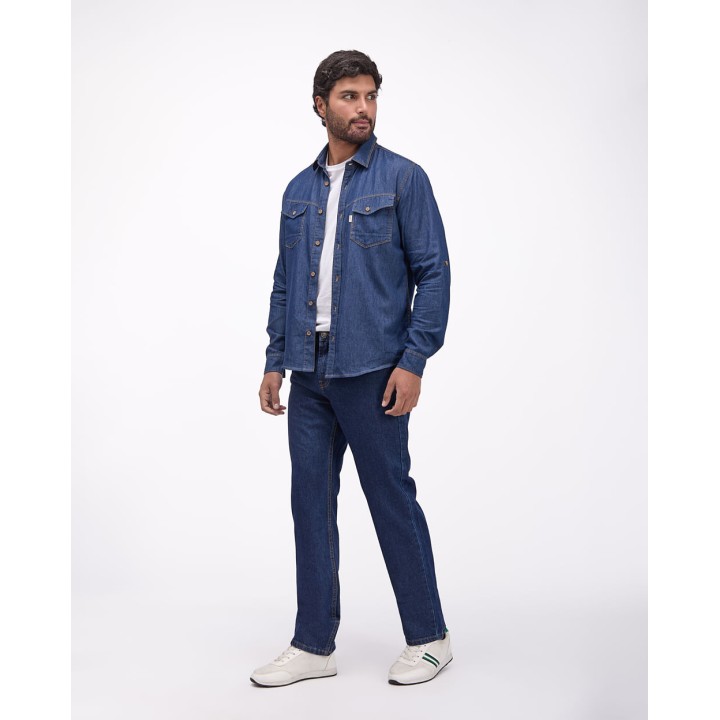 Jean Hombre Robert Azul Oscuro