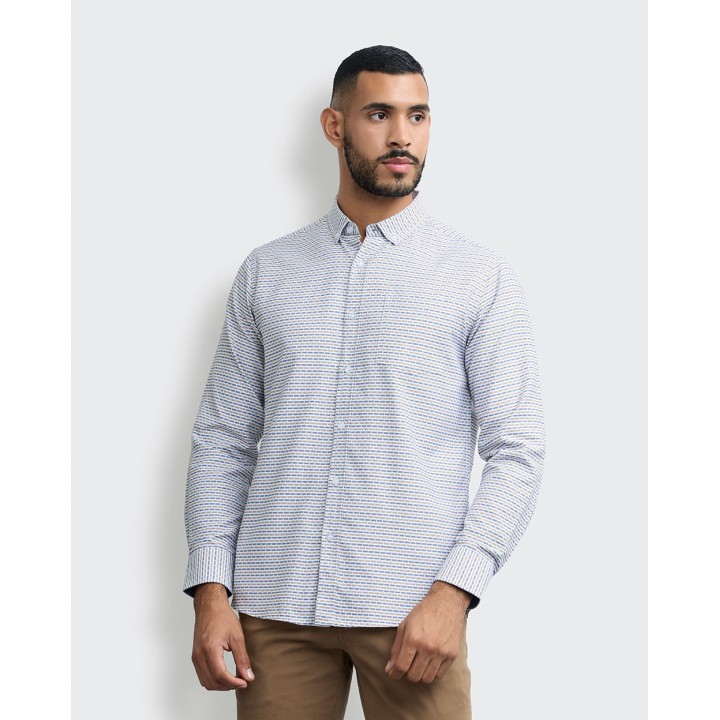 Camisa Hombre Piedro Gris Cemento