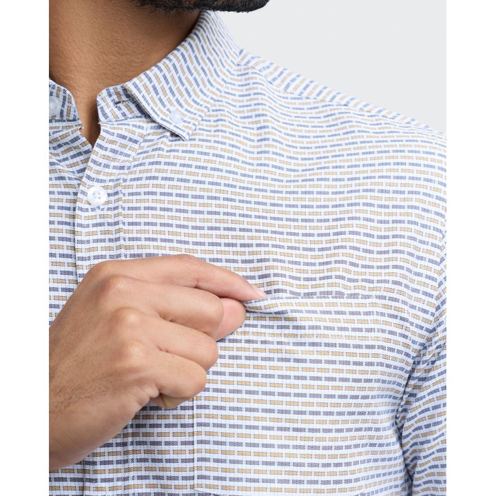 Camisa Hombre Piedro Gris Cemento