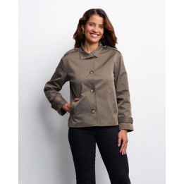 Casaca Mujer Katie Verde Militar