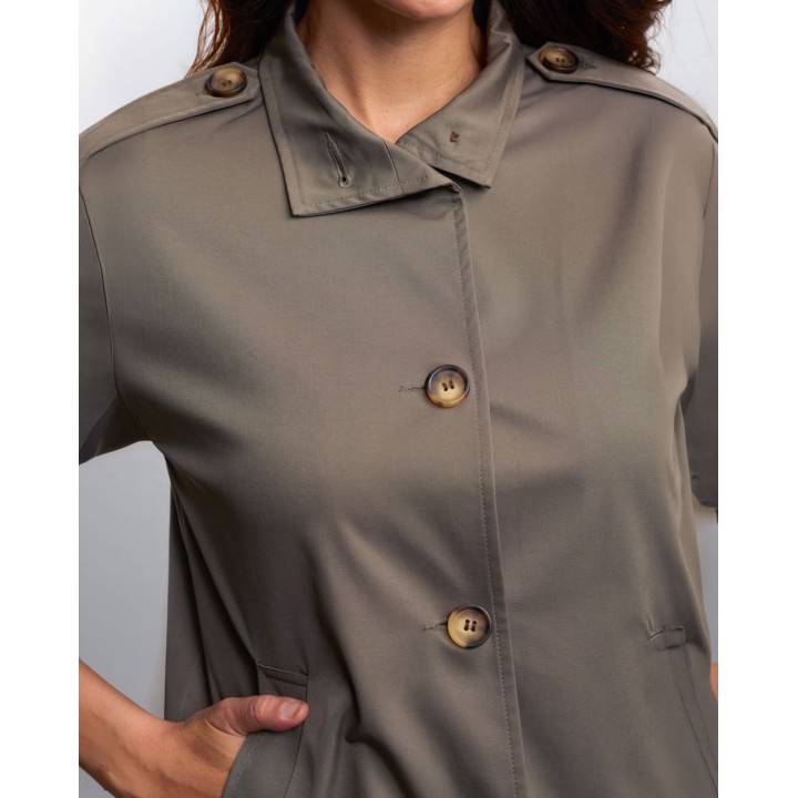 Casaca Mujer Katie Verde Militar