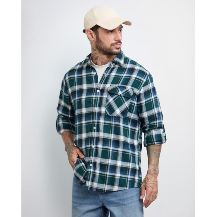 Camisa Hombre Thomas Verde Esmeralda