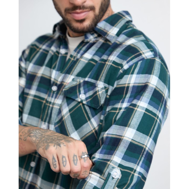 Camisa Hombre Thomas Verde Esmeralda