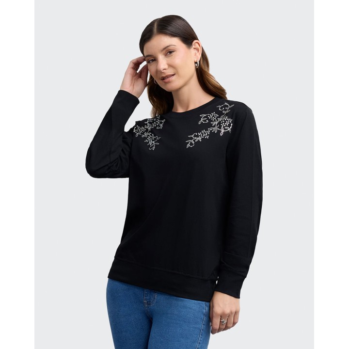 Polo Mujer Layali Negro