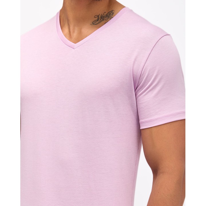 Polo Hombre César Core Lila Refinado