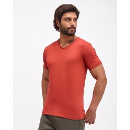 Polo Hombre César Core Rojo Ladrillo