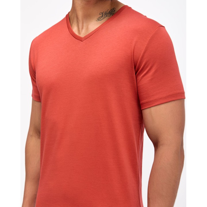 Polo Hombre César Core Rojo Ladrillo