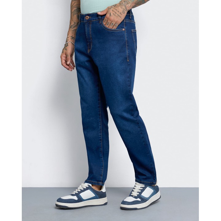 Jean Hombre Bruno Azul Oscuro