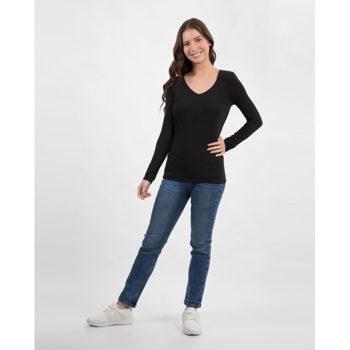 Polo Mujer Mariluna Core Negro