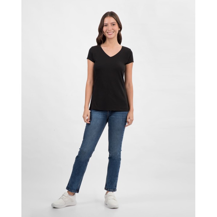 Polo Mujer Dora Core Negro