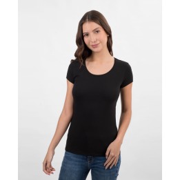 Polo Mujer Dévora Core Negro